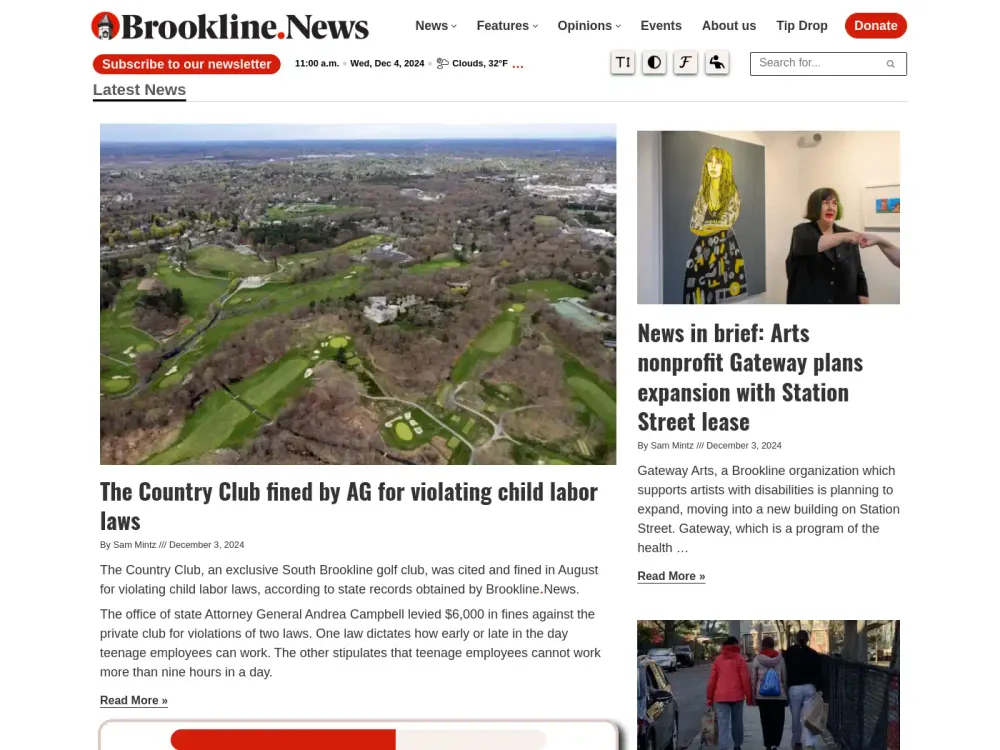 Brookline News