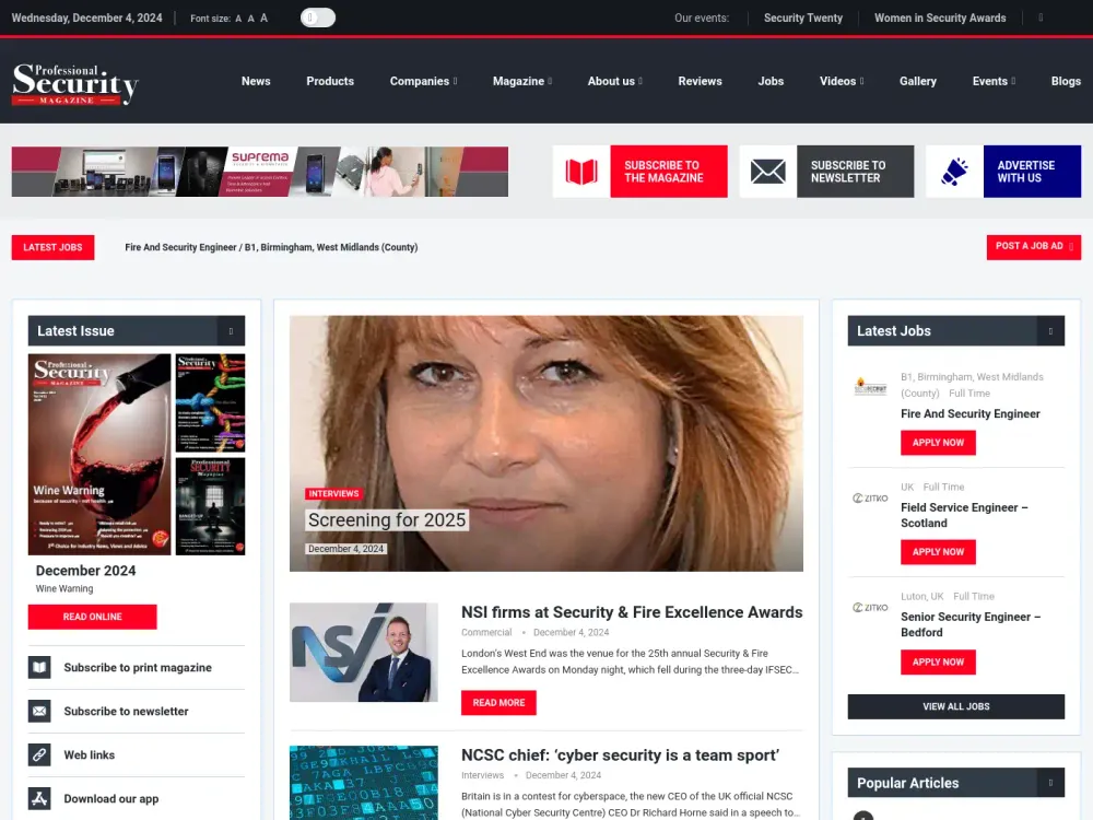 Professional Security Magazine