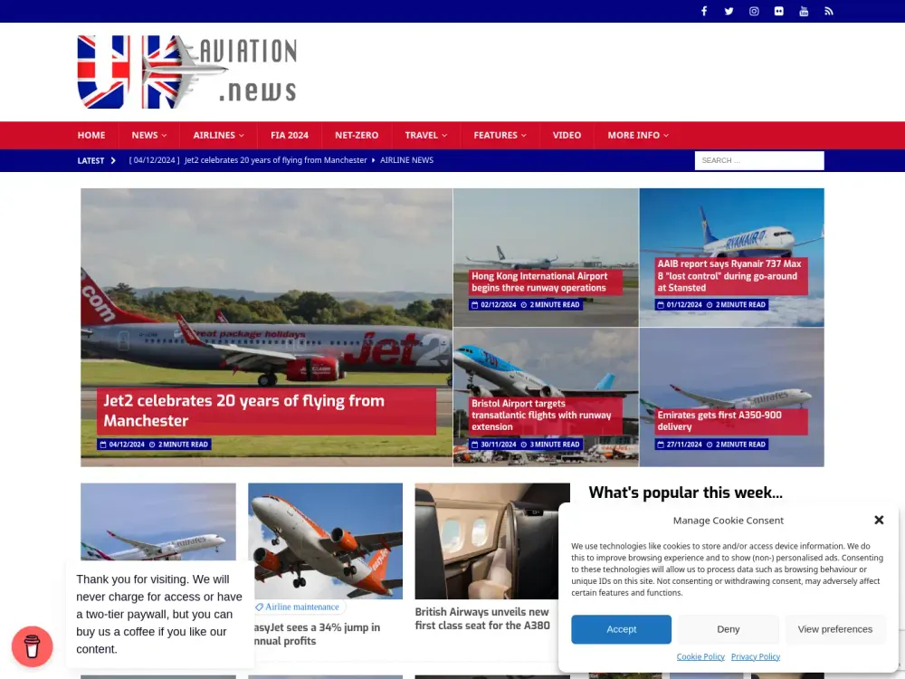 UK Aviation News