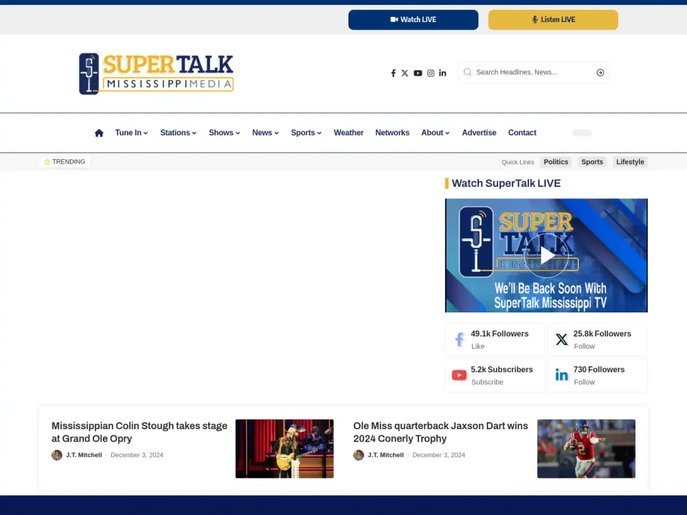 SuperTalk Mississippi Media