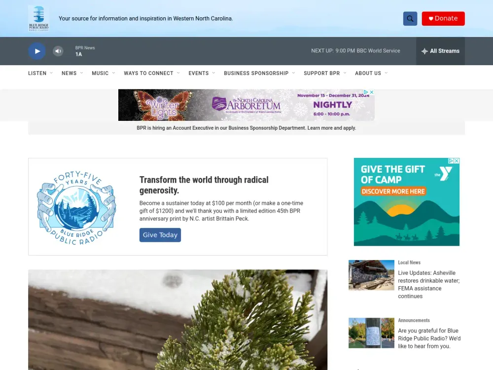 Blue Ridge Public Radio (BPR)