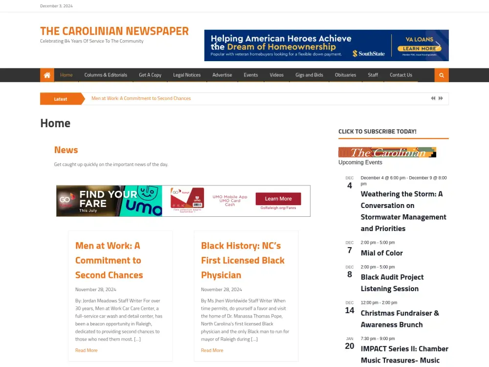 The Carolinian Newspaper