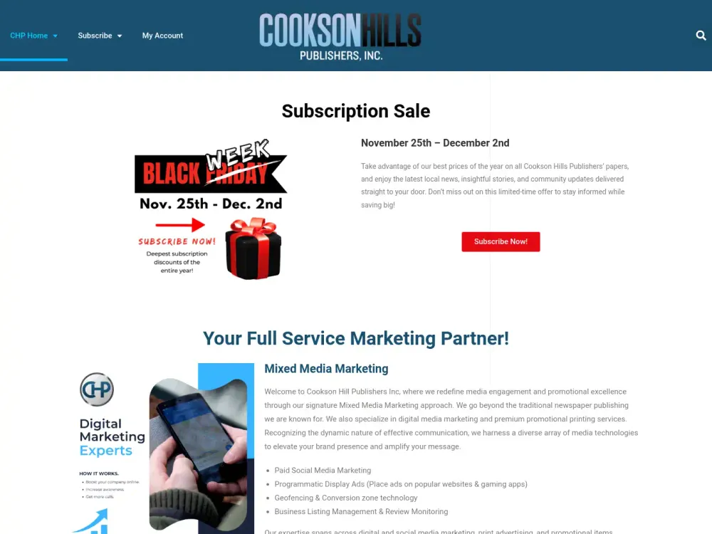 Cookson Hills Publishers, Inc.